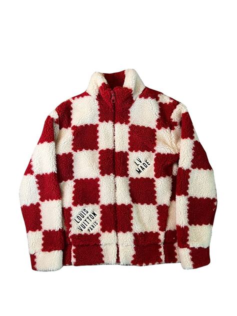 louis vuitton heart jacket|louis vuitton checkered jacket.